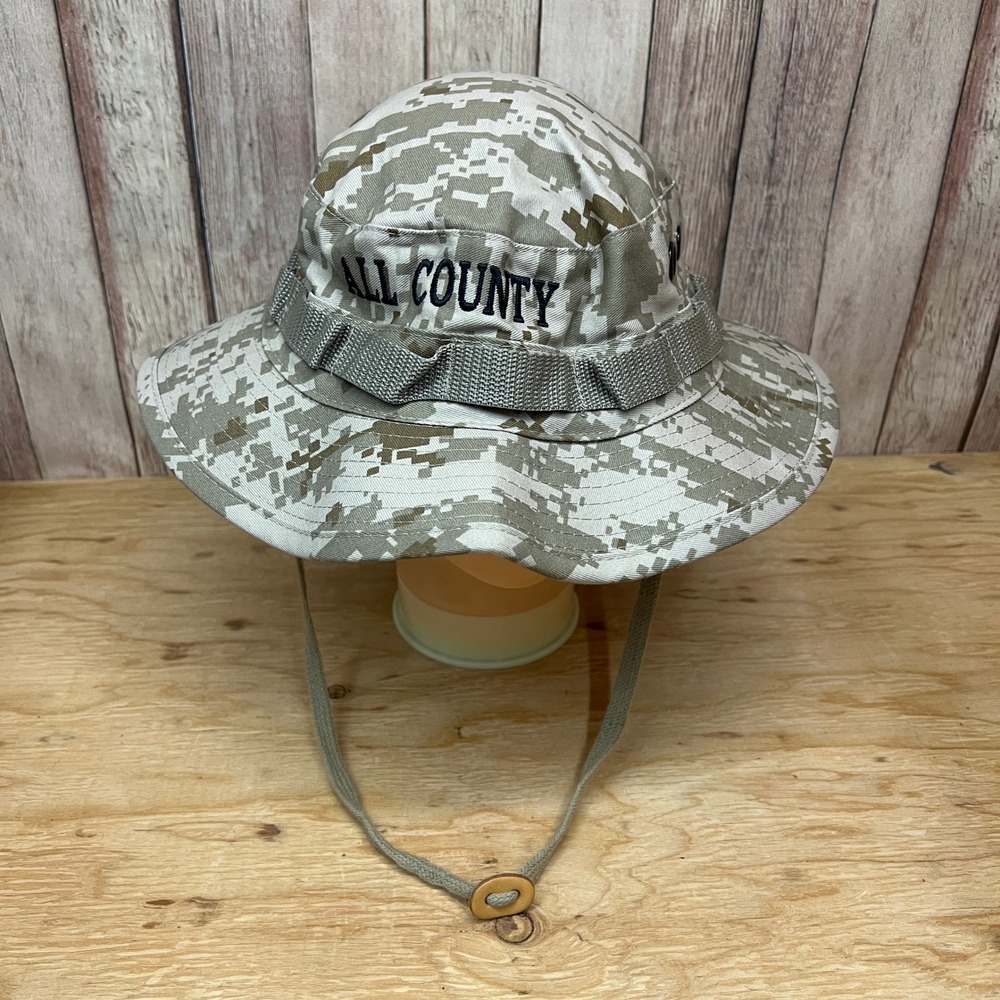 Rothco Desert Digital Camo Boonie Hat Size 8 ALL COUNTY Embroidery NWT 5829
